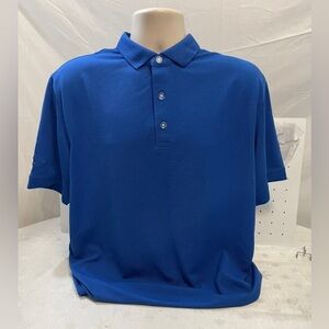 Calloway Men’s Blue Opti-Dry Short Sleeve Polo Shirt Size Large EUC